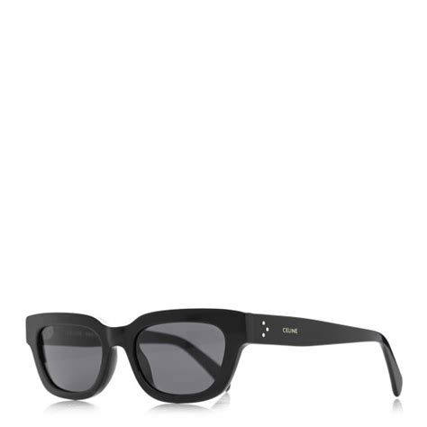 celine cl401921|CELINE Acetate Sunglasses CL401921 Black .